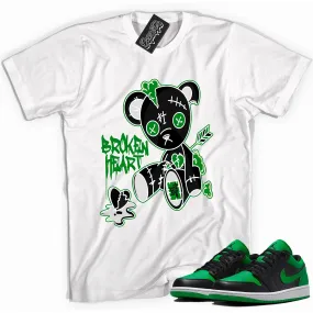 1 Low Lucky Green Shirt Broken Heart Bear