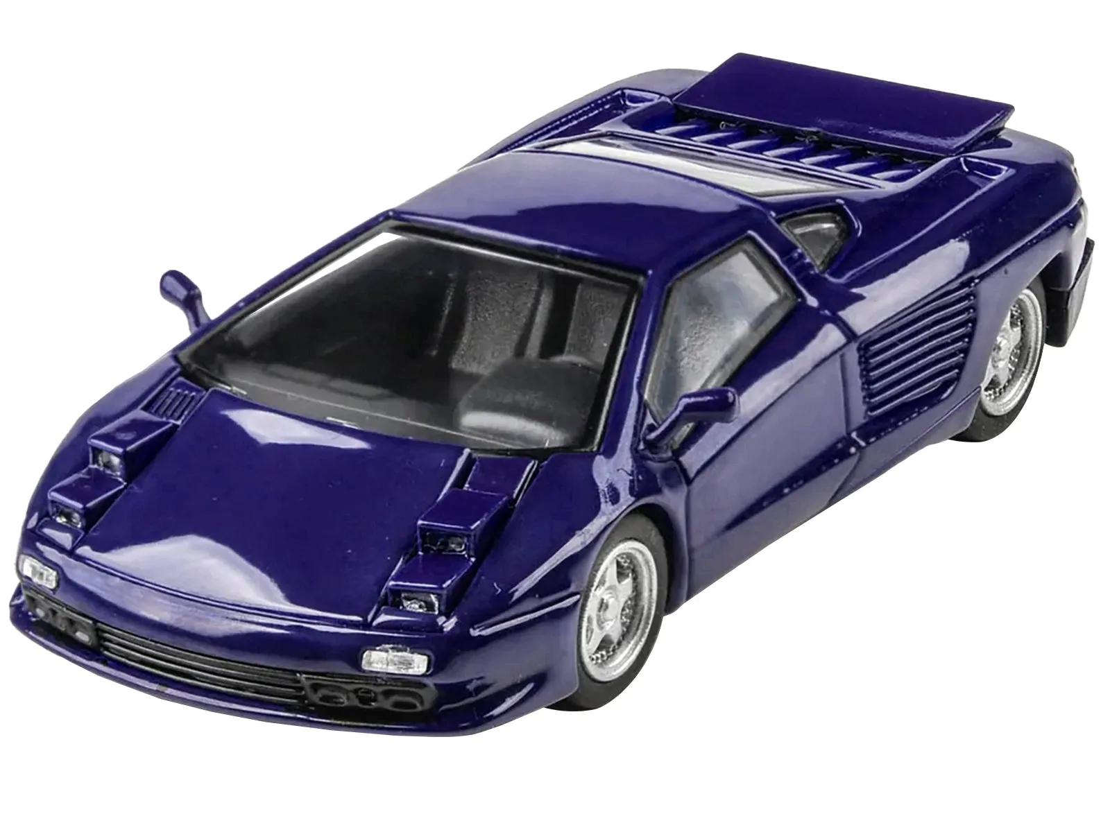 1991 Cizeta V16T Monterey Blue 1/64 Diecast Model Car by Paragon Models