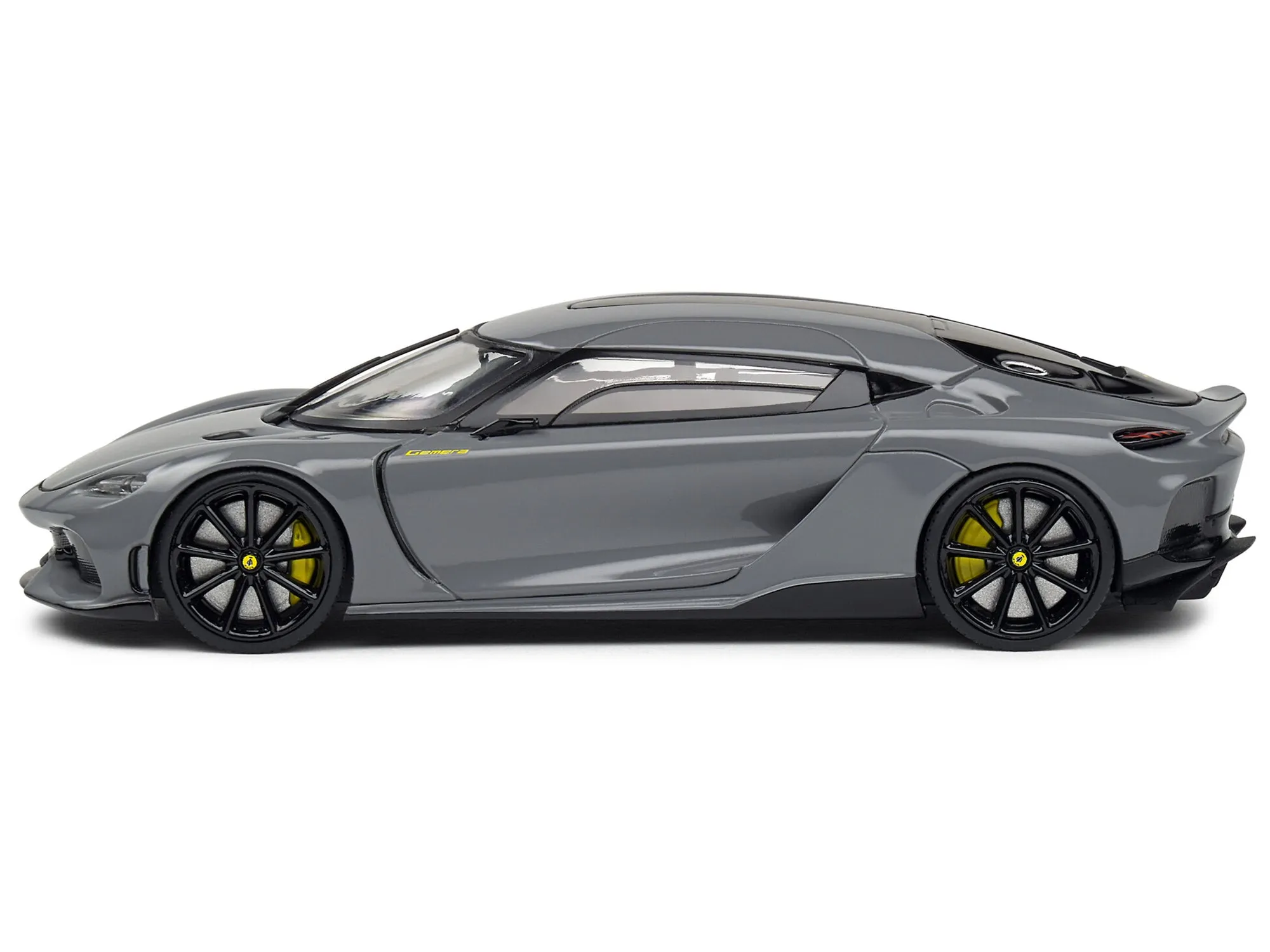 2021 Koenigsegg Gemera Hybrid 2 2 Coupe Gray 1/43 Diecast Model Car by Solido