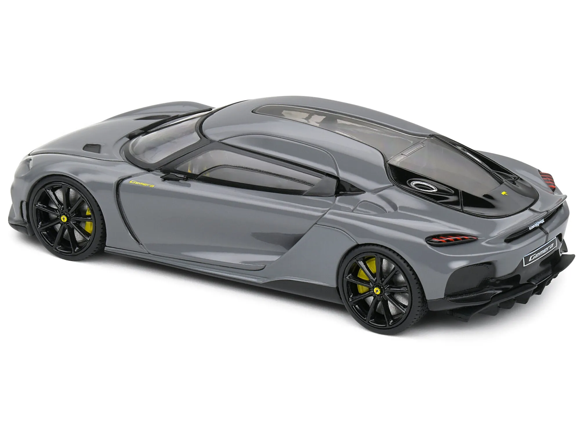 2021 Koenigsegg Gemera Hybrid 2 2 Coupe Gray 1/43 Diecast Model Car by Solido