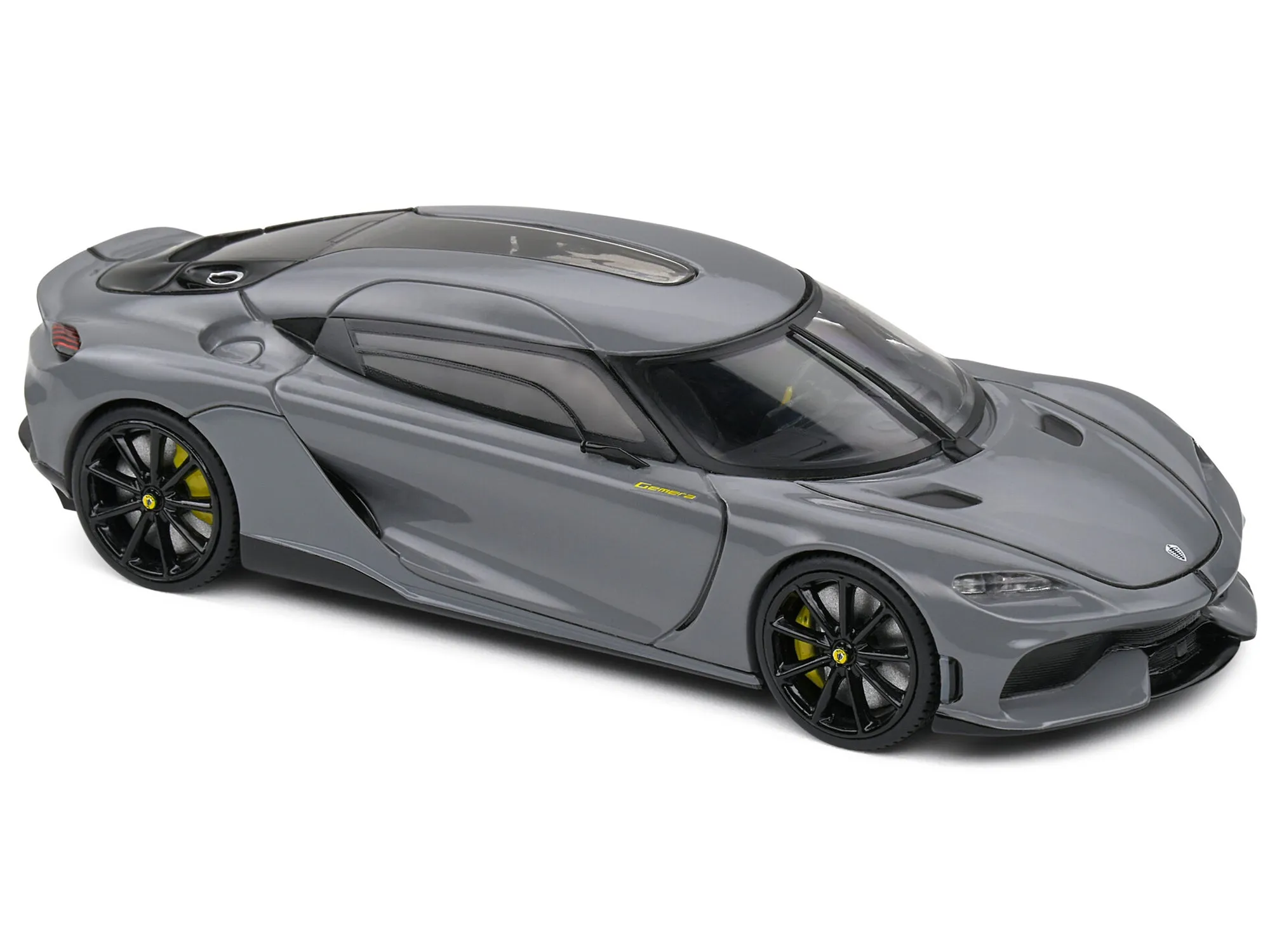 2021 Koenigsegg Gemera Hybrid 2 2 Coupe Gray 1/43 Diecast Model Car by Solido