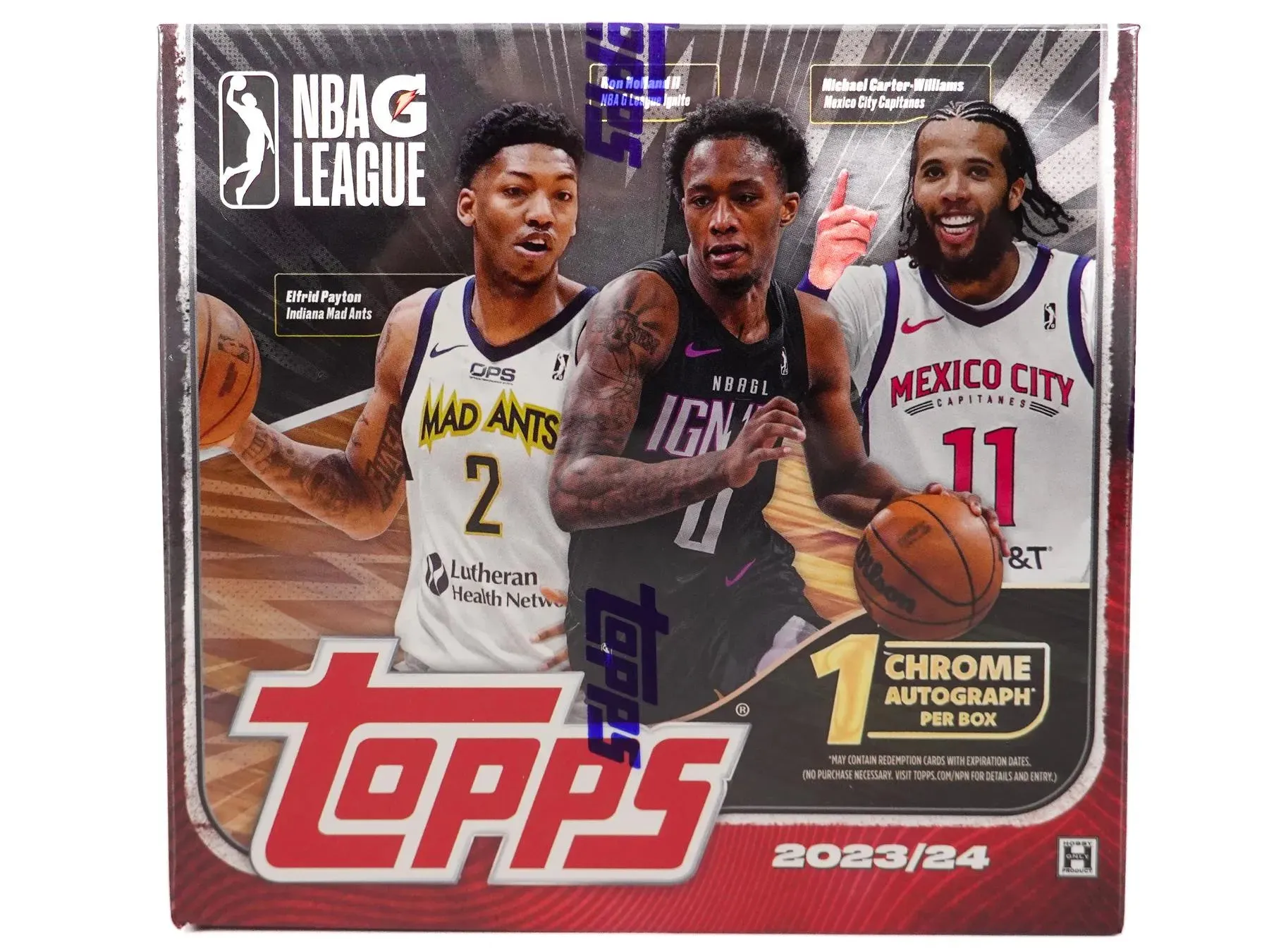 2023/24 Topps G-League Basketball Hobby Box 4 Packs Per Box, 8 Cards Per Pack