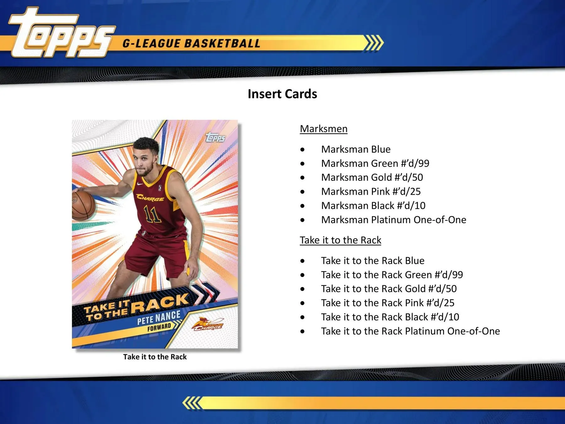 2023/24 Topps G-League Basketball Hobby Box 4 Packs Per Box, 8 Cards Per Pack