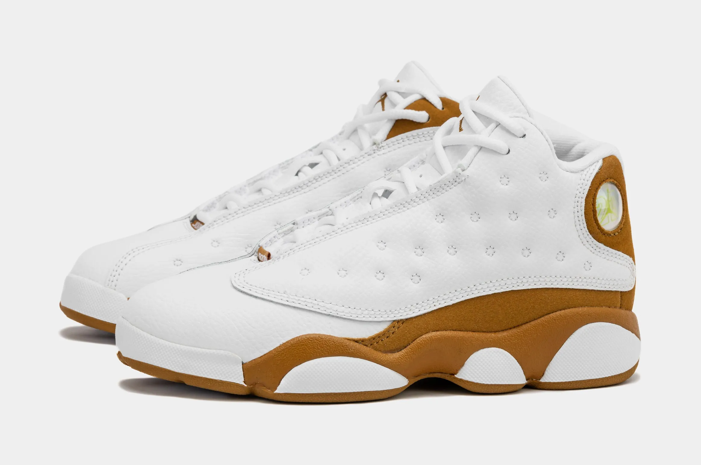 Air Jordan 13 Retro Wheat Preschool Lifestyle Shoes (White/Wheat)