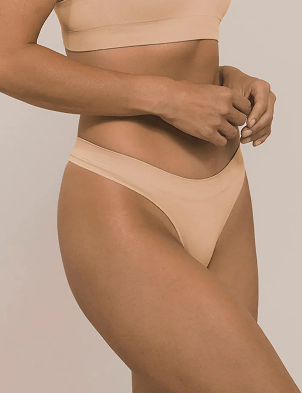 Bare Essentials G String (Rose Beige)