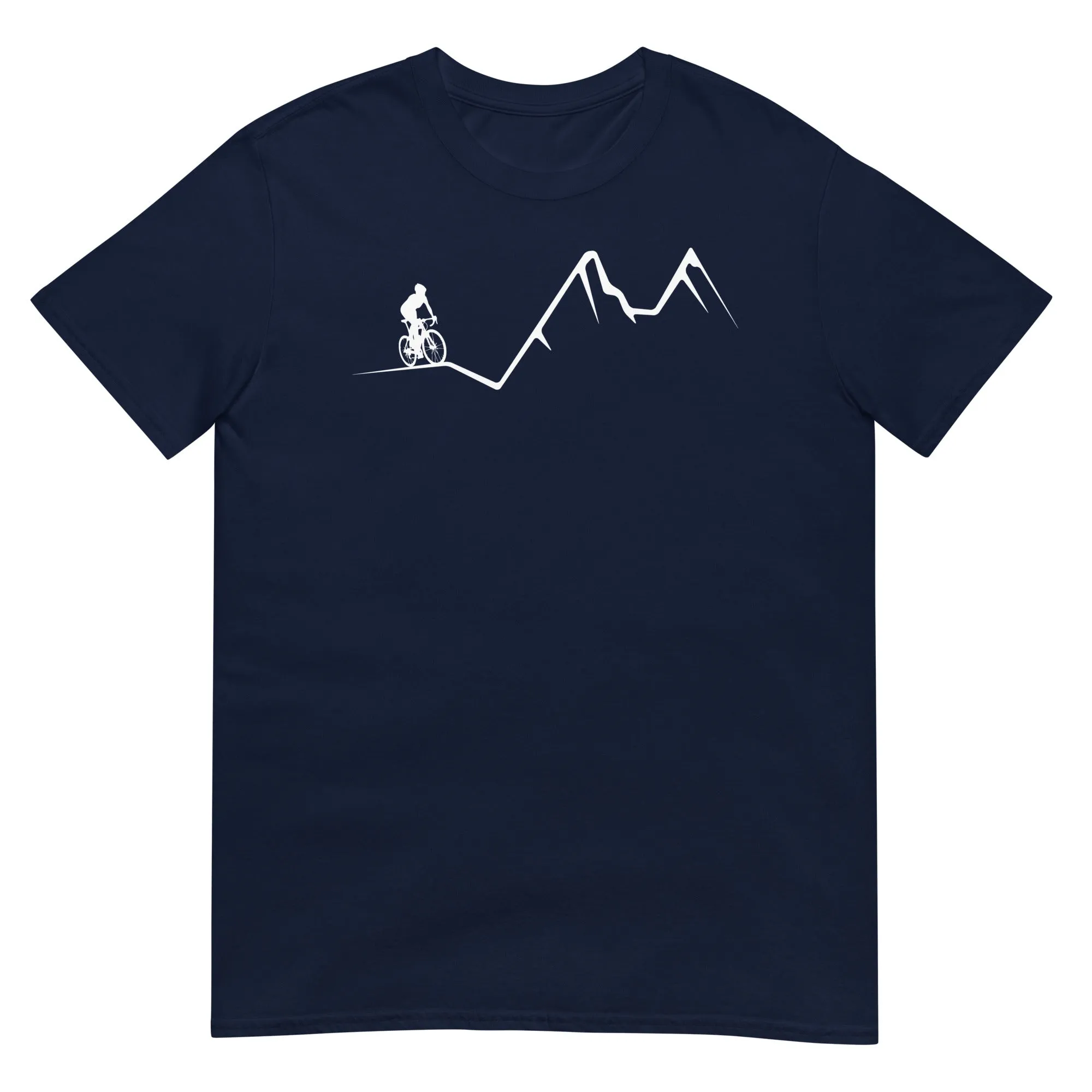 Berge - Radfahren - (F) (12) - Unisex Basic Softstyle T-Shirt | Gildan 64000