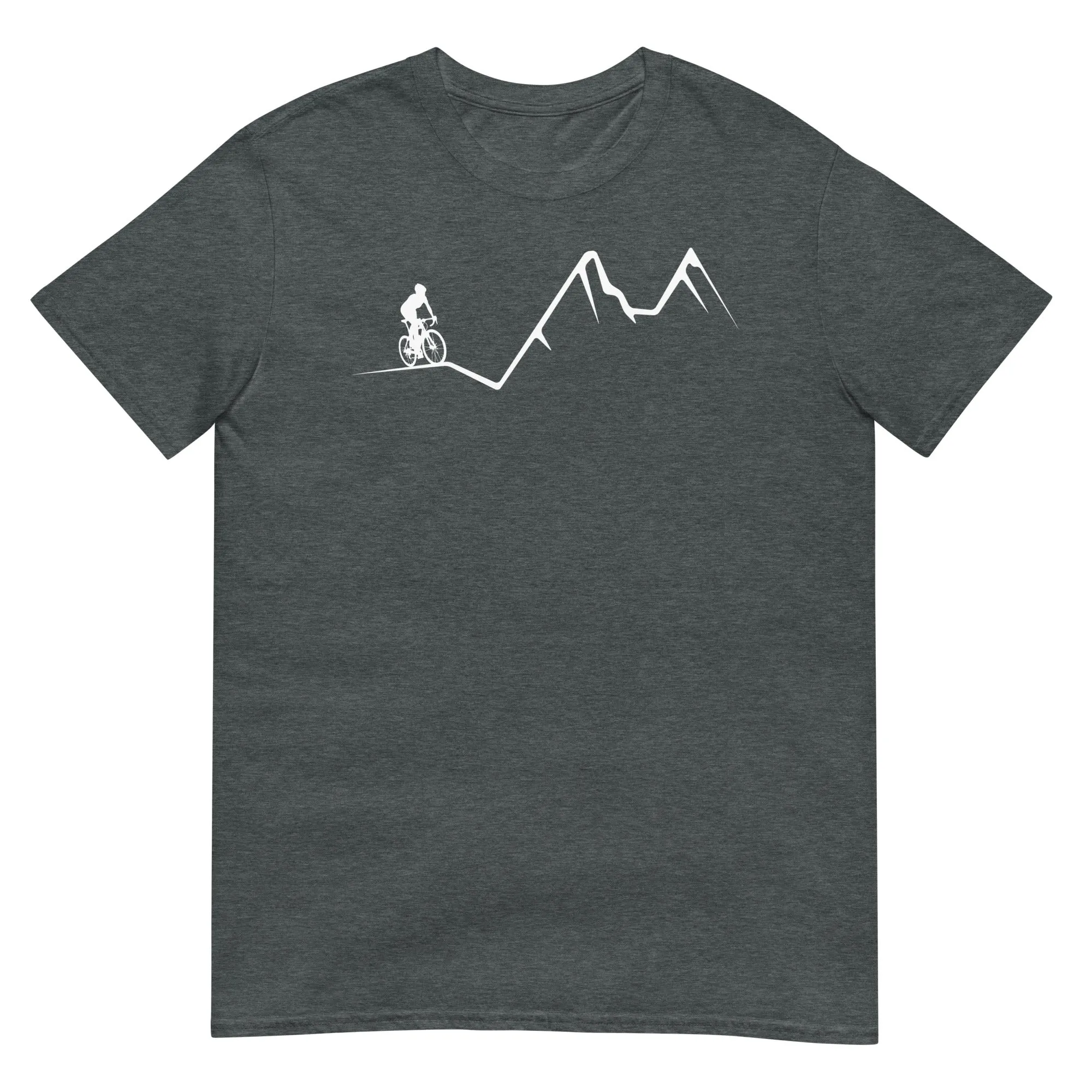 Berge - Radfahren - (F) (12) - Unisex Basic Softstyle T-Shirt | Gildan 64000