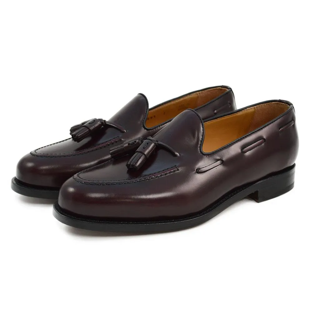 Berwick 1707 Tasselled Slip On (8491) - Burgundy Rois