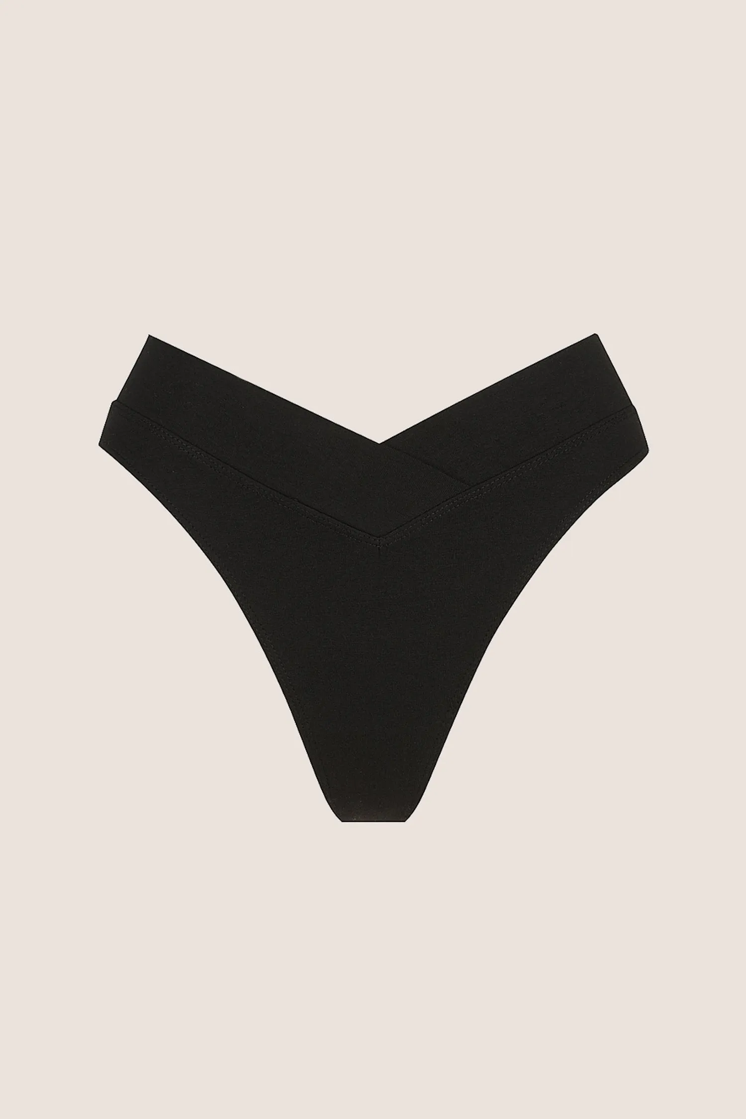 BILLIE ORGANIC COTTON G STRING - BLACK