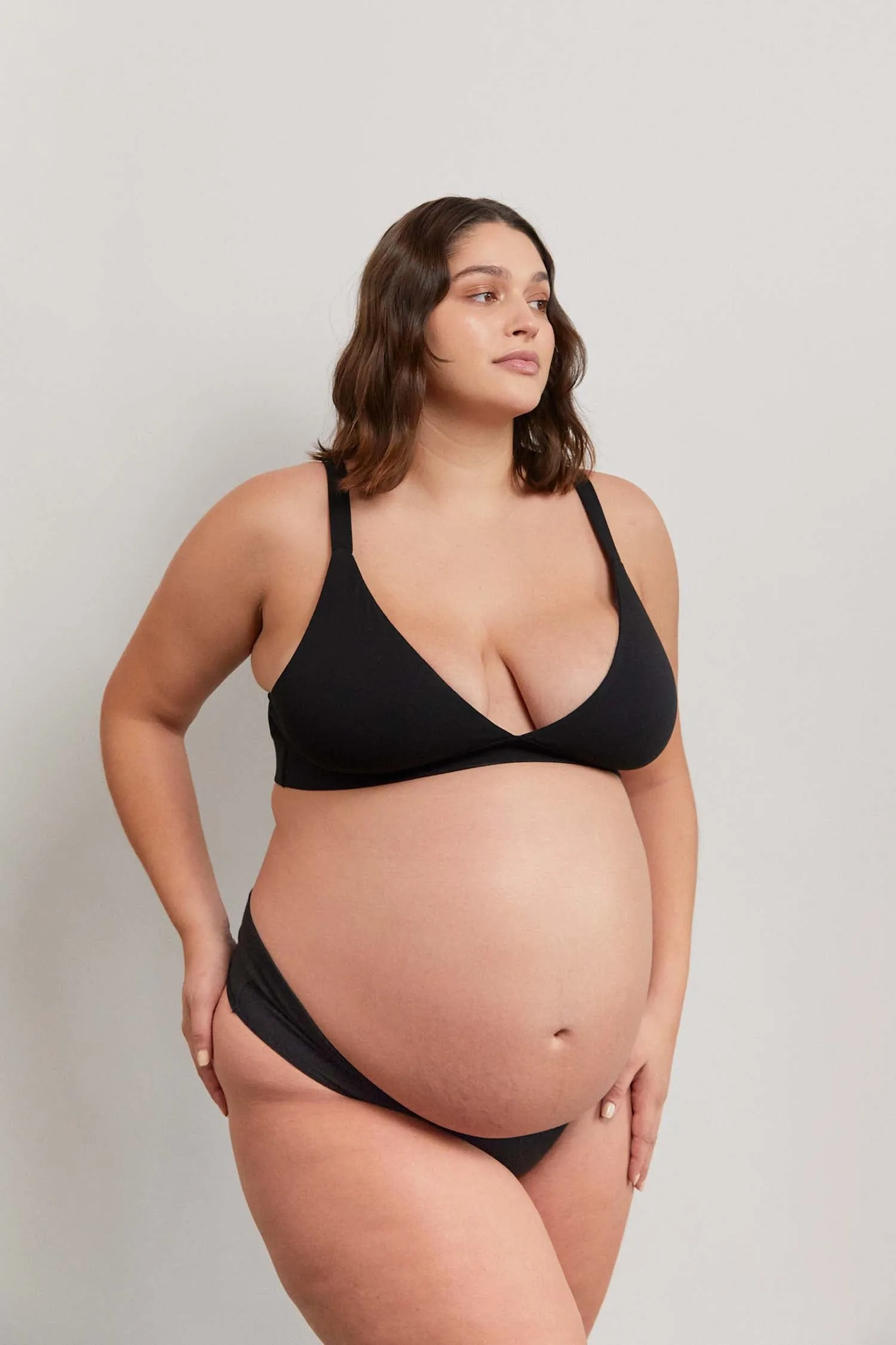 BILLIE ORGANIC COTTON G STRING - BLACK