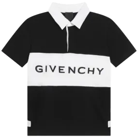 Black & White Logo Polo