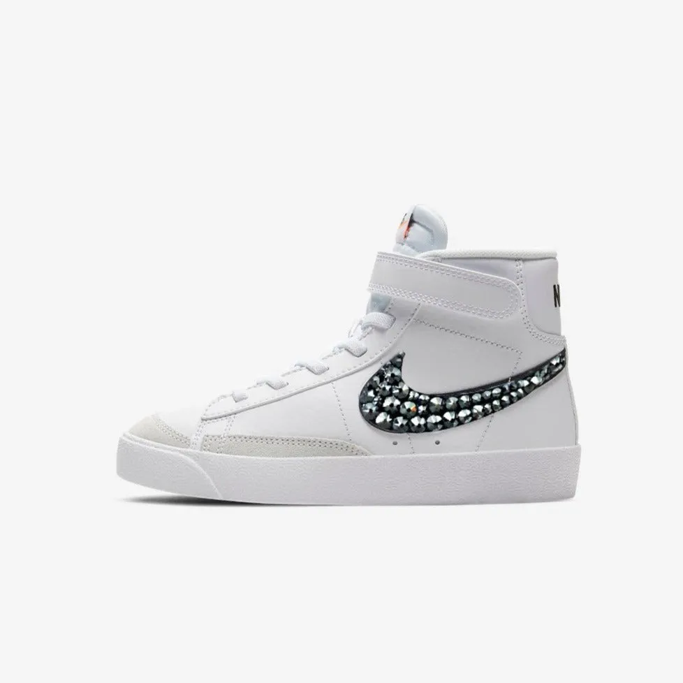 Blazer Mid 77 Younger Kids/ Pre School (White/Black)