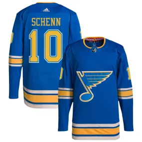 Brayden Schenn St. Louis Blues adidas Alternate Authentic Pro Jersey - Blue