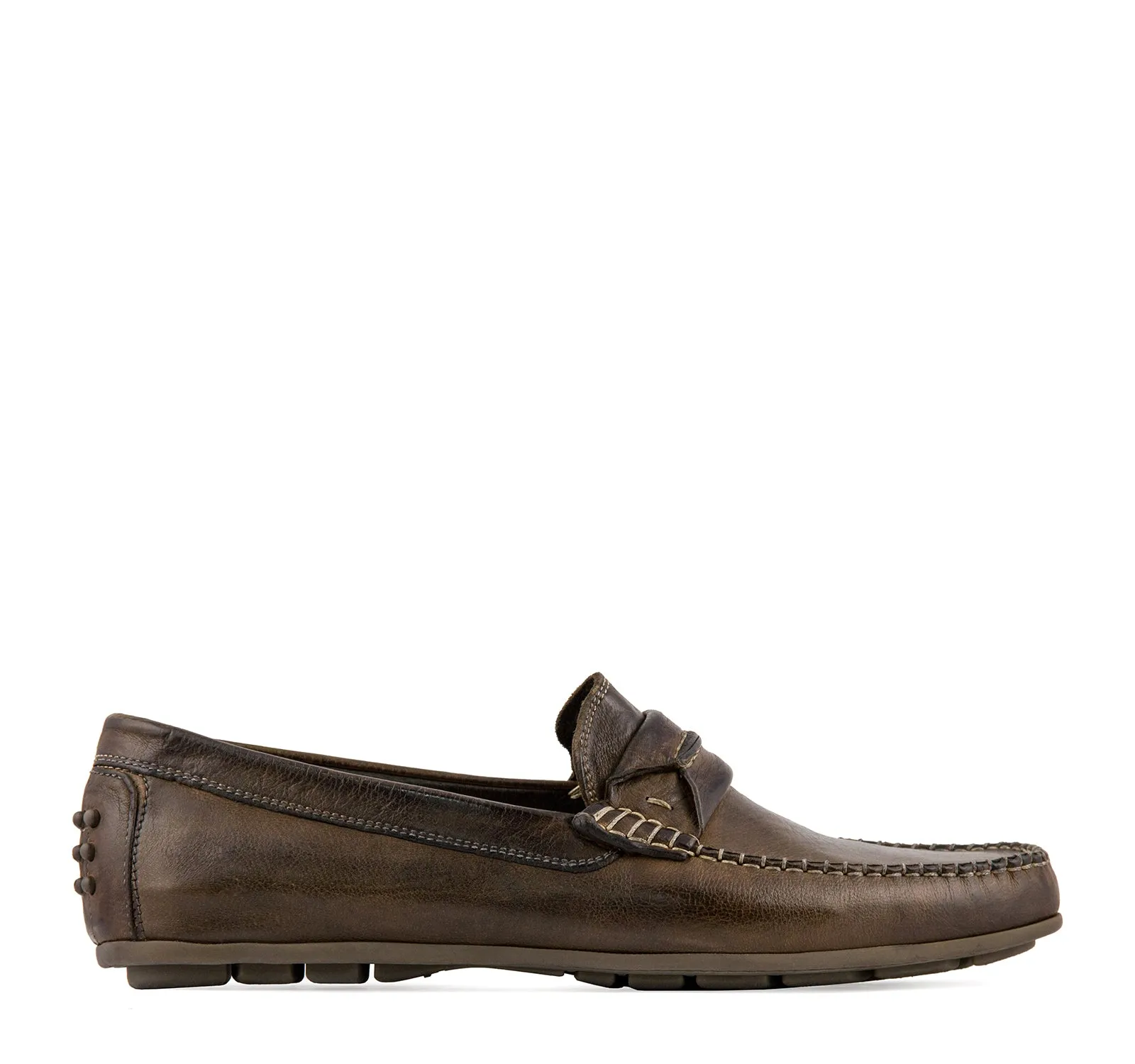 Calzoleria Toscana Positano Loafer in Brown