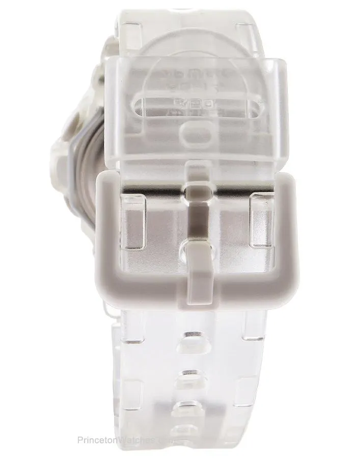 Casio Baby G Whale Watch - Transparent Case & Strap - Gold-Tone Dial - 200m