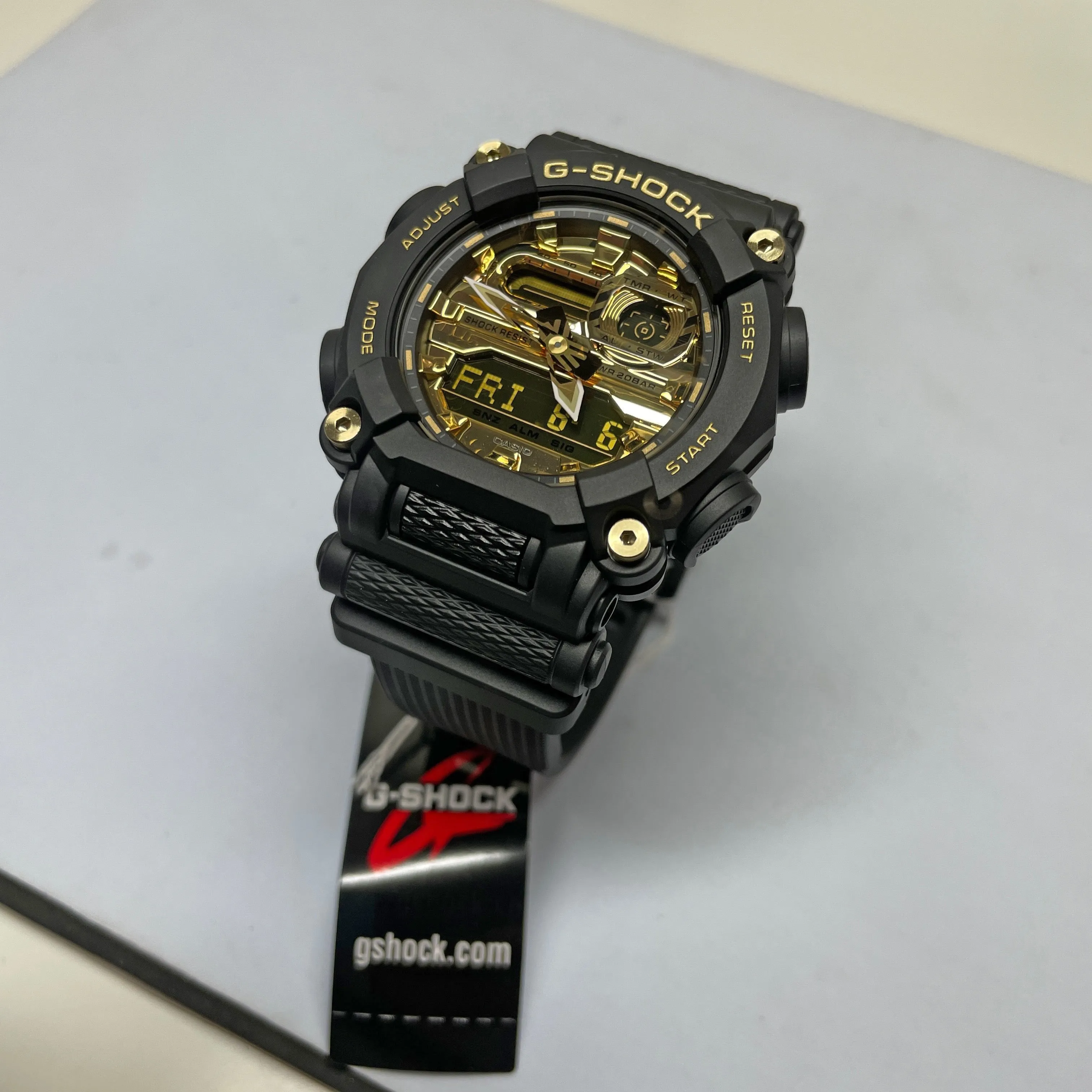 Casio G-Shock GA900AG-1A Astro World Space Watch Gold Black