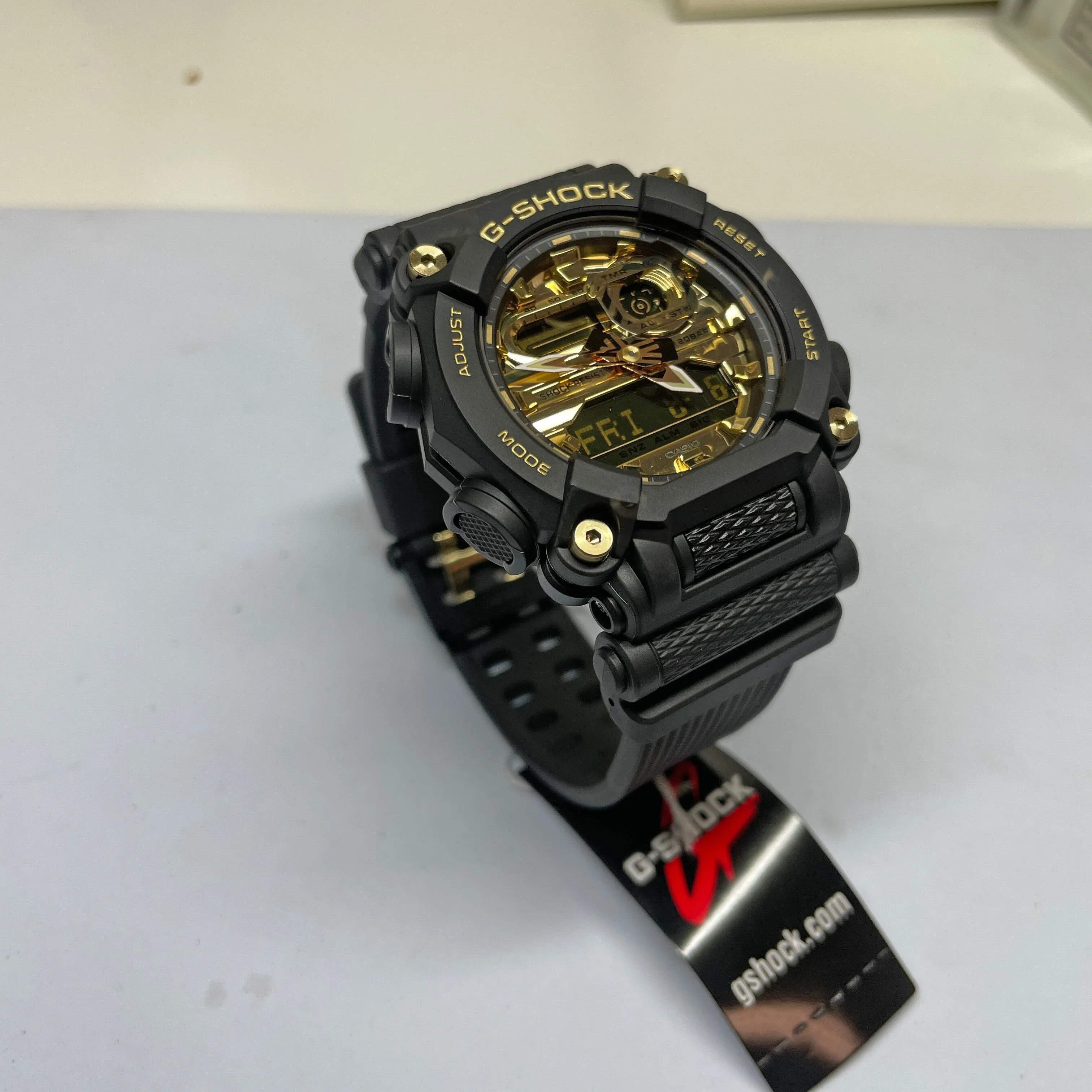 Casio G-Shock GA900AG-1A Astro World Space Watch Gold Black