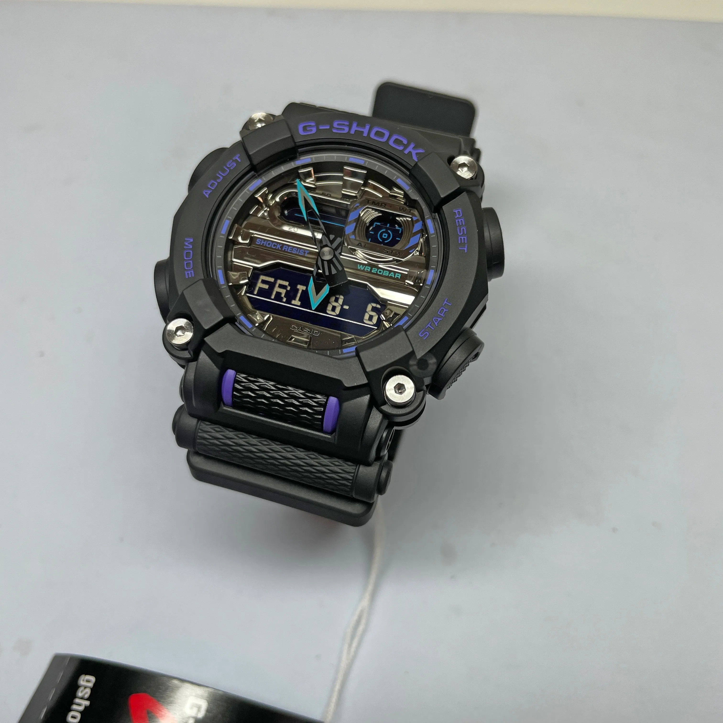 Casio G-Shock GA900AS-1A Astro World Space Watch Purple Silver Metallic