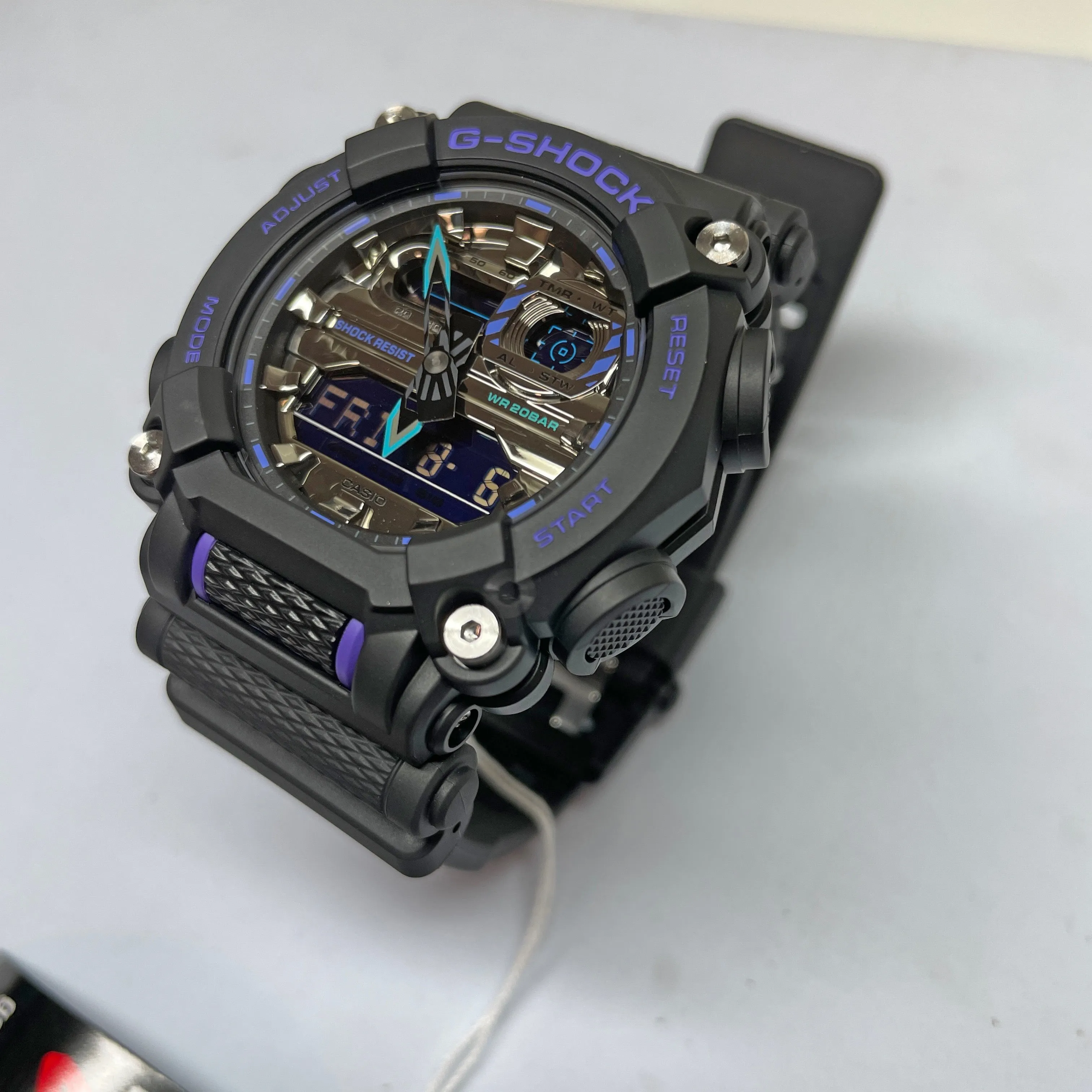 Casio G-Shock GA900AS-1A Astro World Space Watch Purple Silver Metallic