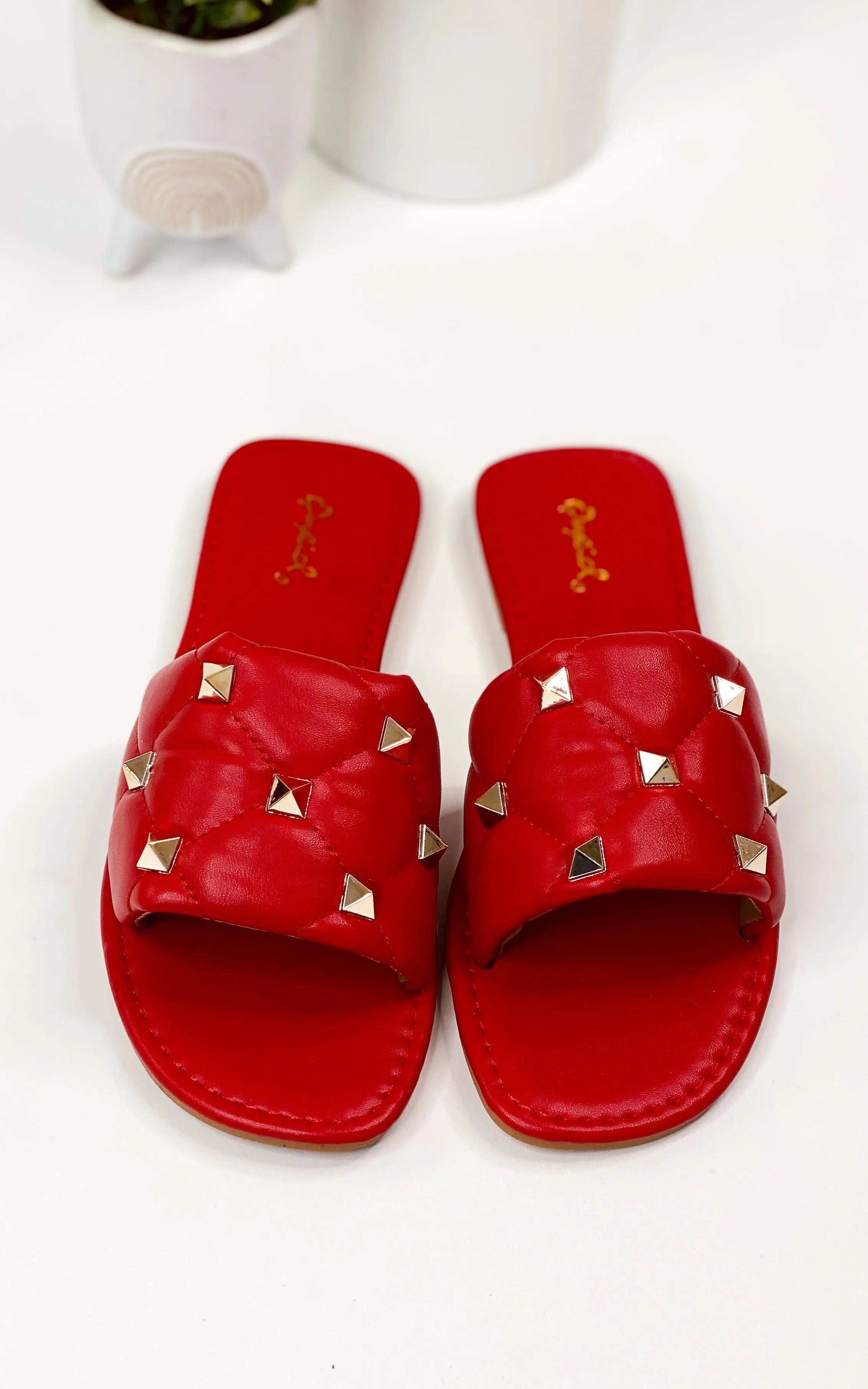 Castel Slide in Red