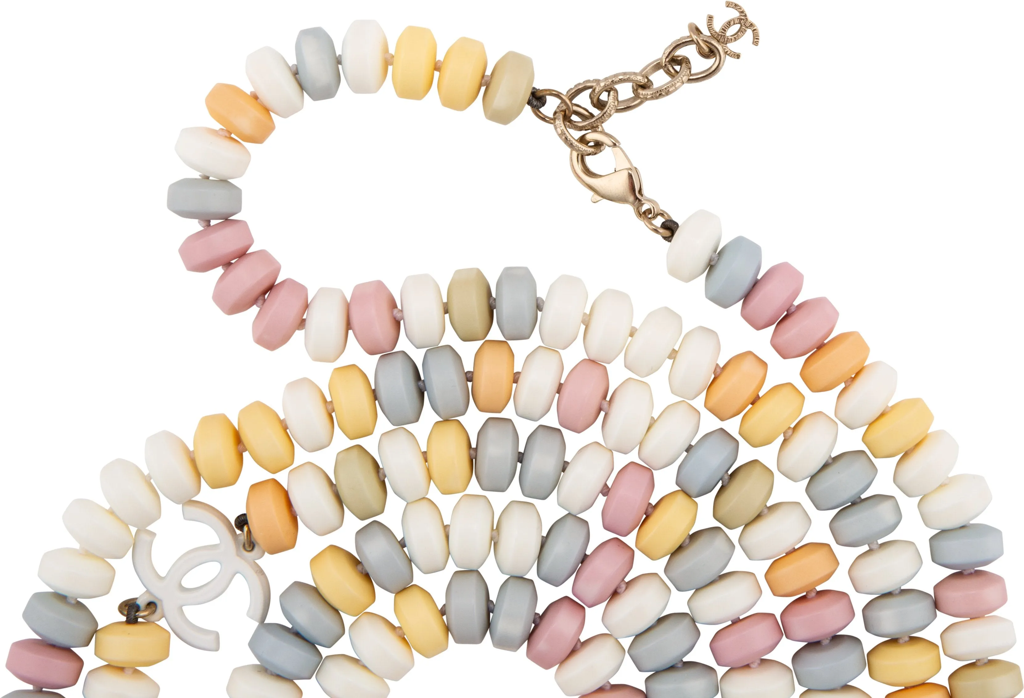 Chanel Fall 2014 Runway Supermarket Candy Logo Necklace