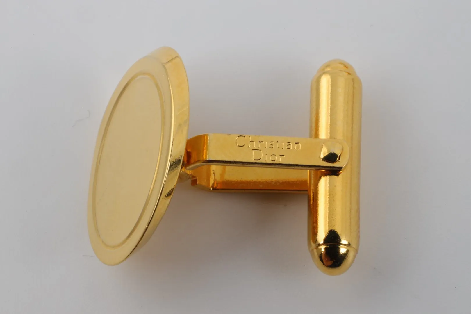 Christian Dior Gold Plated Vintage Cufflinks (7.28g.)