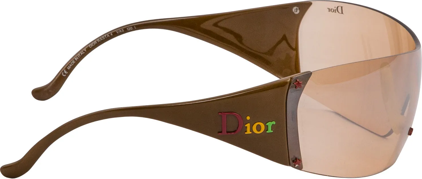 Christian Dior Rasta 4 Logo Sunglasses