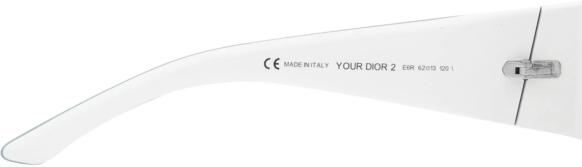 Christian Dior Your Dior 2 White Logo Sunglasses