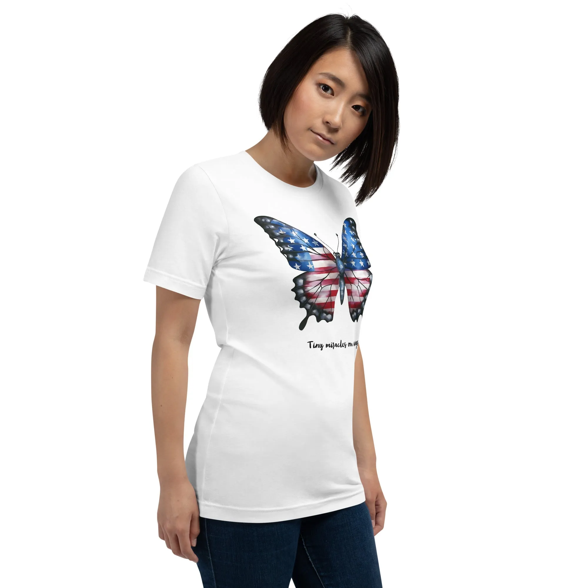 Customizable Patriotic Butterfly Shirt For the True Butterfly Lover in You