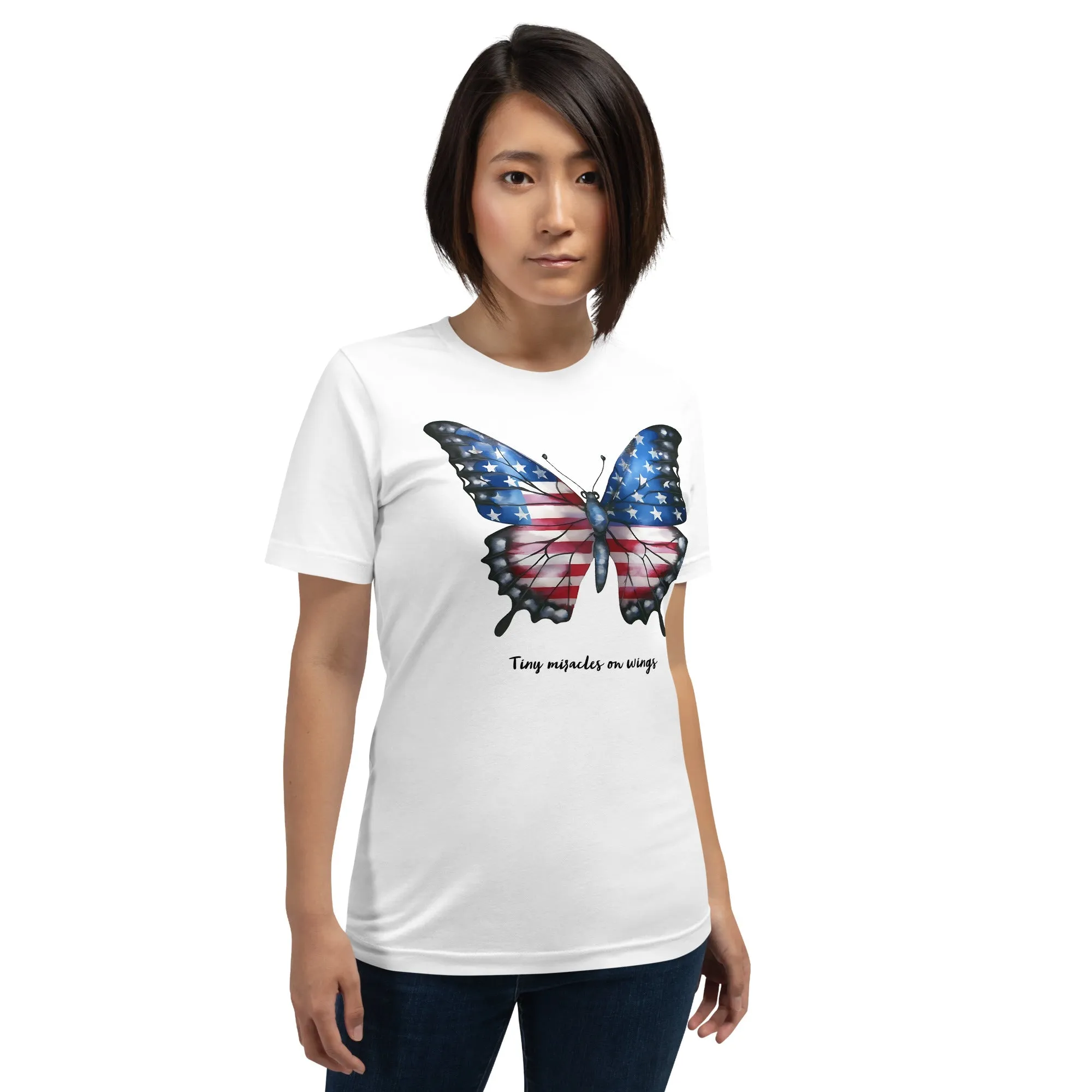 Customizable Patriotic Butterfly Shirt For the True Butterfly Lover in You