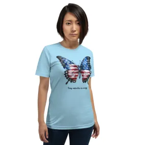 Customizable Patriotic Butterfly Shirt For the True Butterfly Lover in You