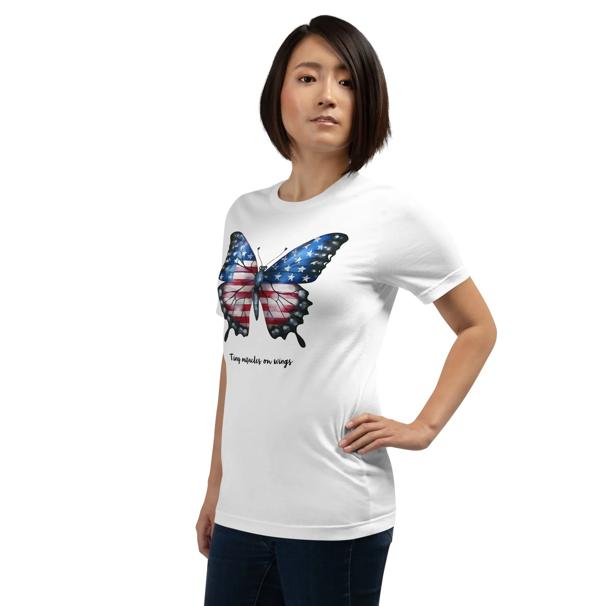 Customizable Patriotic Butterfly Shirt For the True Butterfly Lover in You