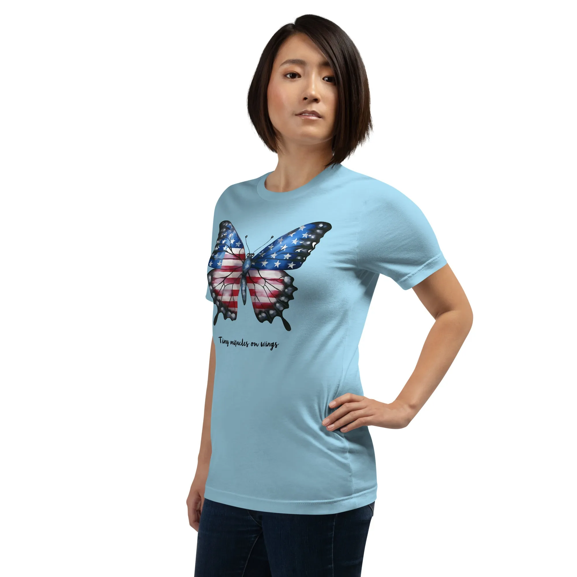 Customizable Patriotic Butterfly Shirt For the True Butterfly Lover in You