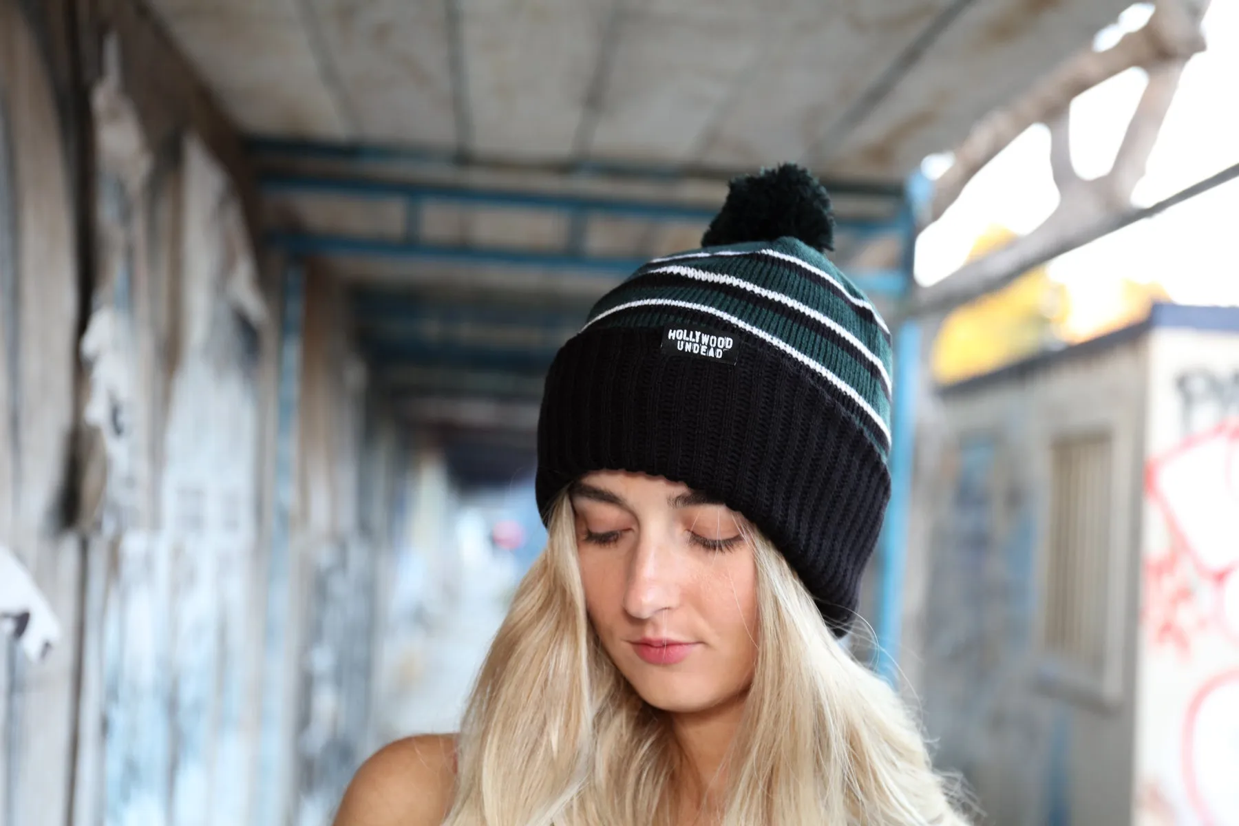 D&G Pom Beanie