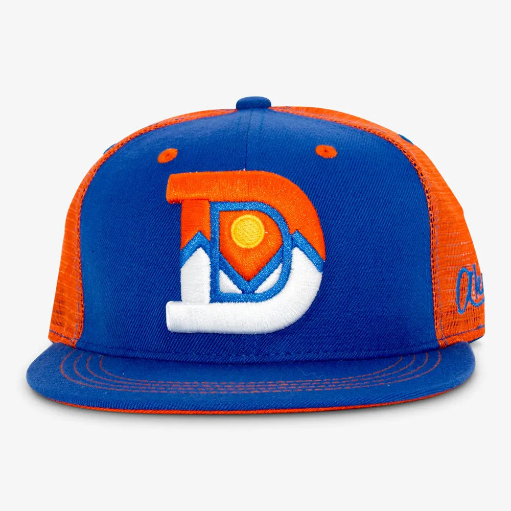 Denver D Flatbill Snapback Hat