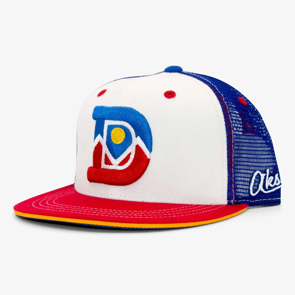 Denver D Flatbill Snapback Hat