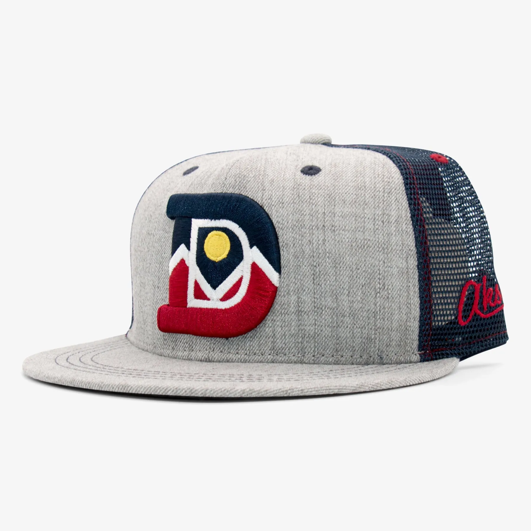 Denver D Flatbill Snapback Hat