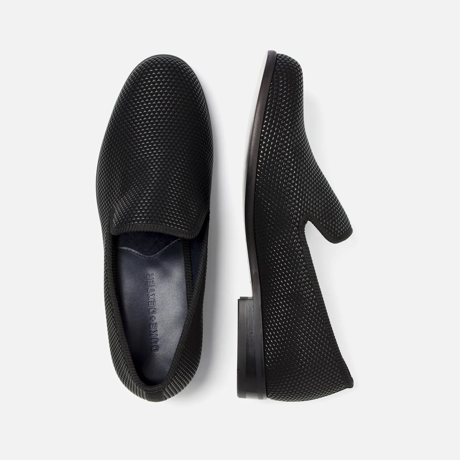 Duke Pyramid Black Loafer - Men's