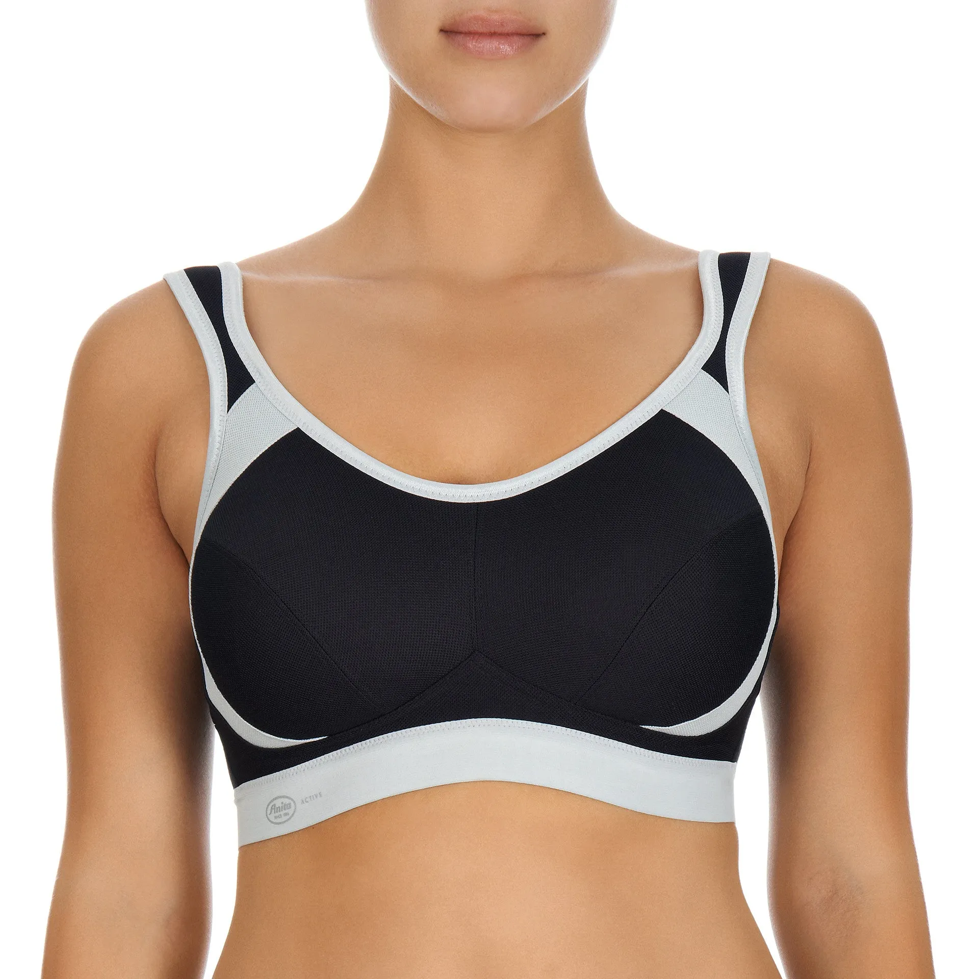 Extreme Control Black & Gray Sports Bra