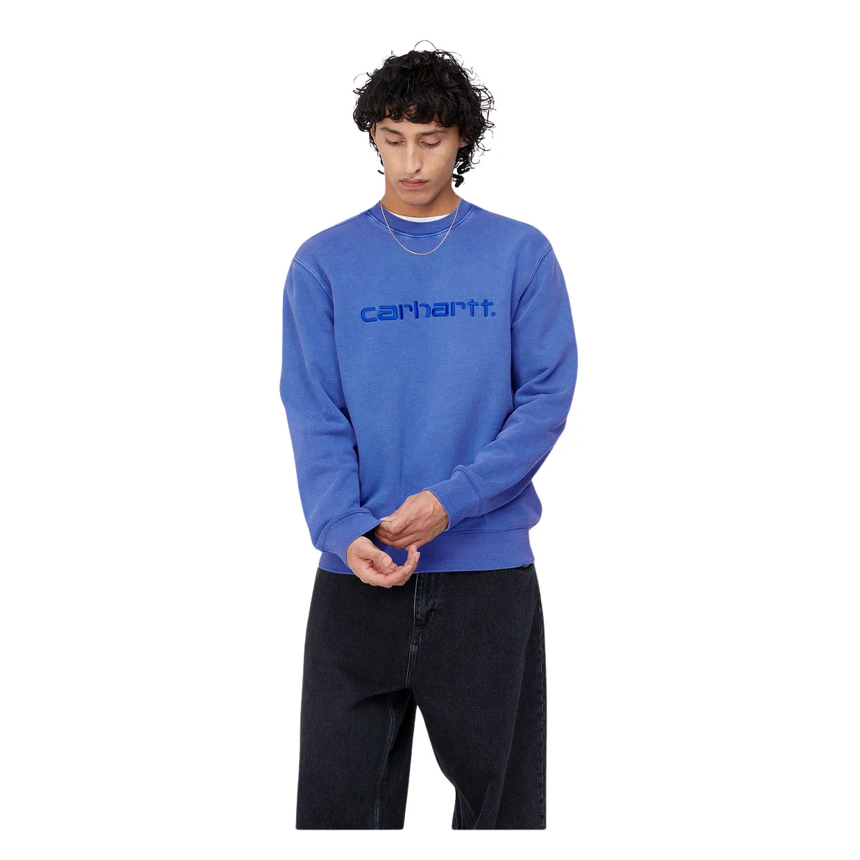 Felpa Carhartt WIP Duster Sweat Blu