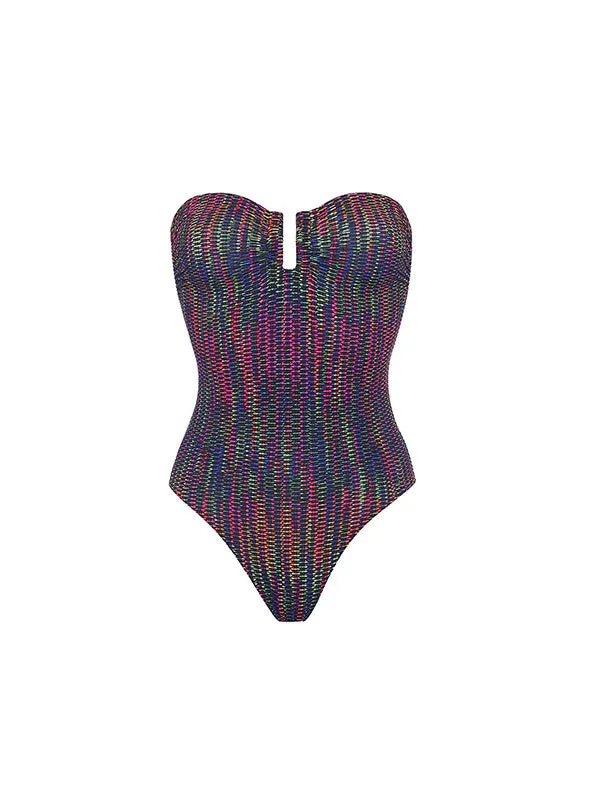 Halo Bustier in Imprime Cameleon