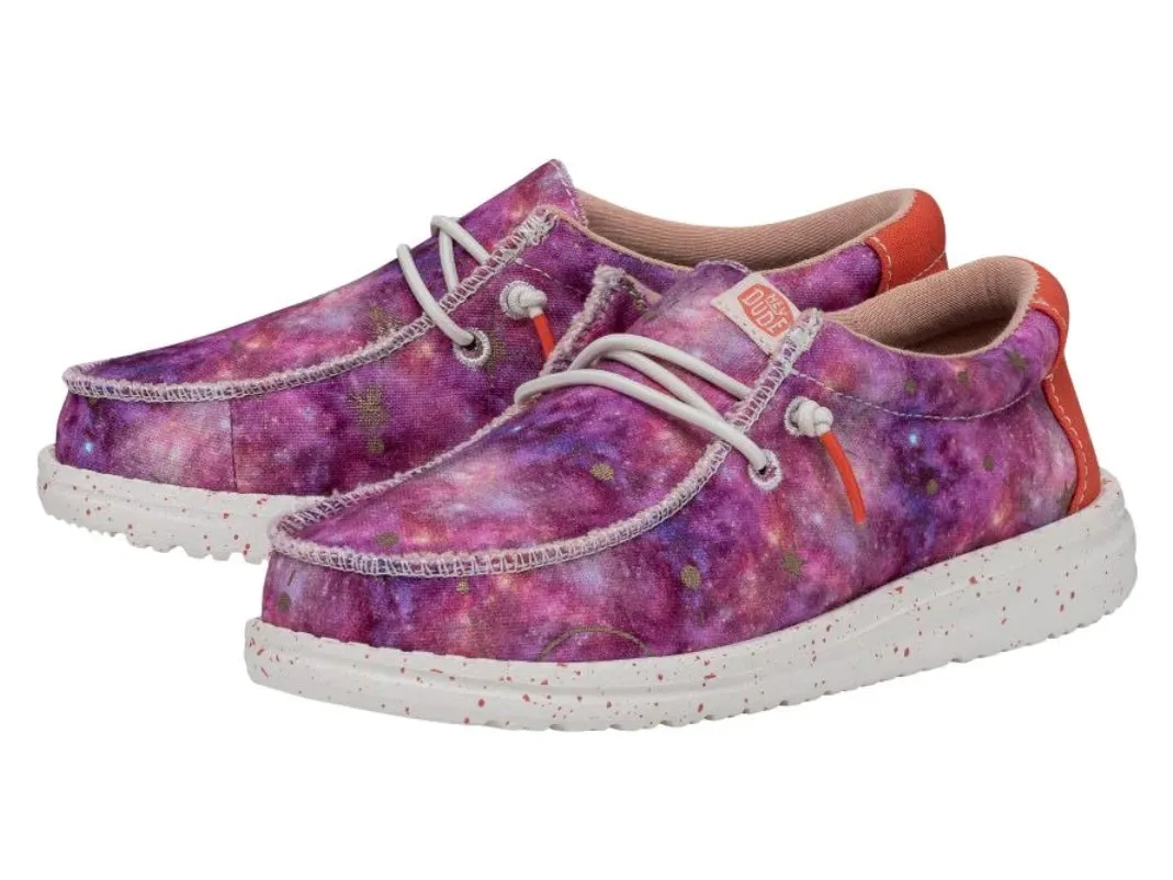 Hey Dude Wally Toddler Galaxy Pink Multi