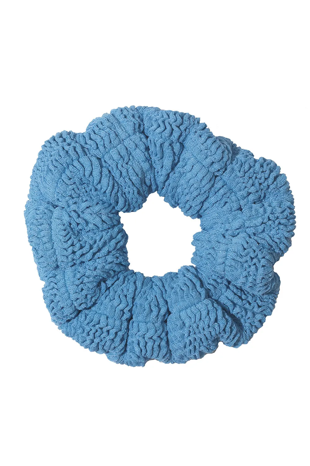 Hunza G Hair Scrunchie in Sky Blue