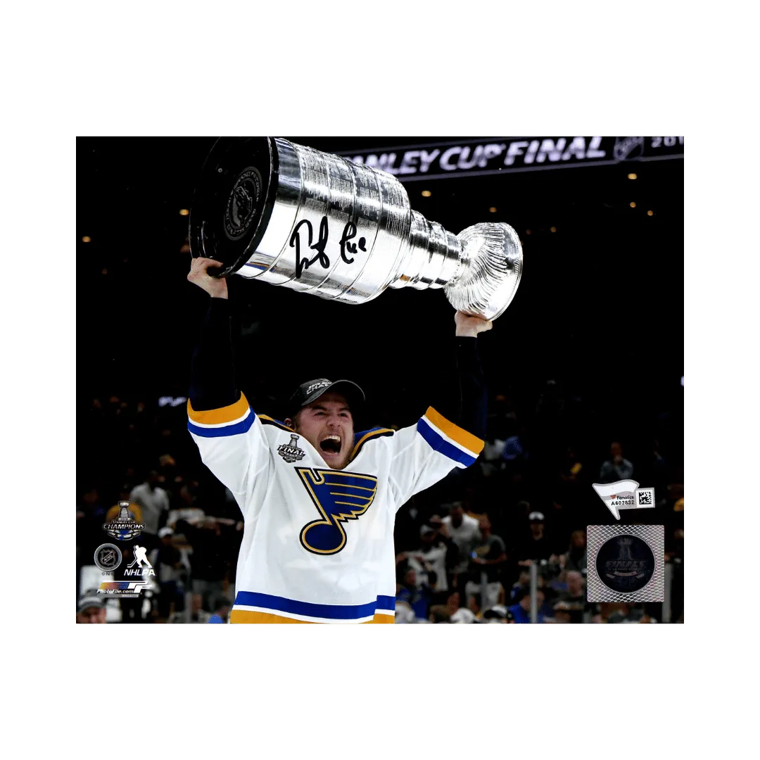 Ivan Barbashev St Louis Blues Autographed Stanley Cup Photo - Fanatics COA