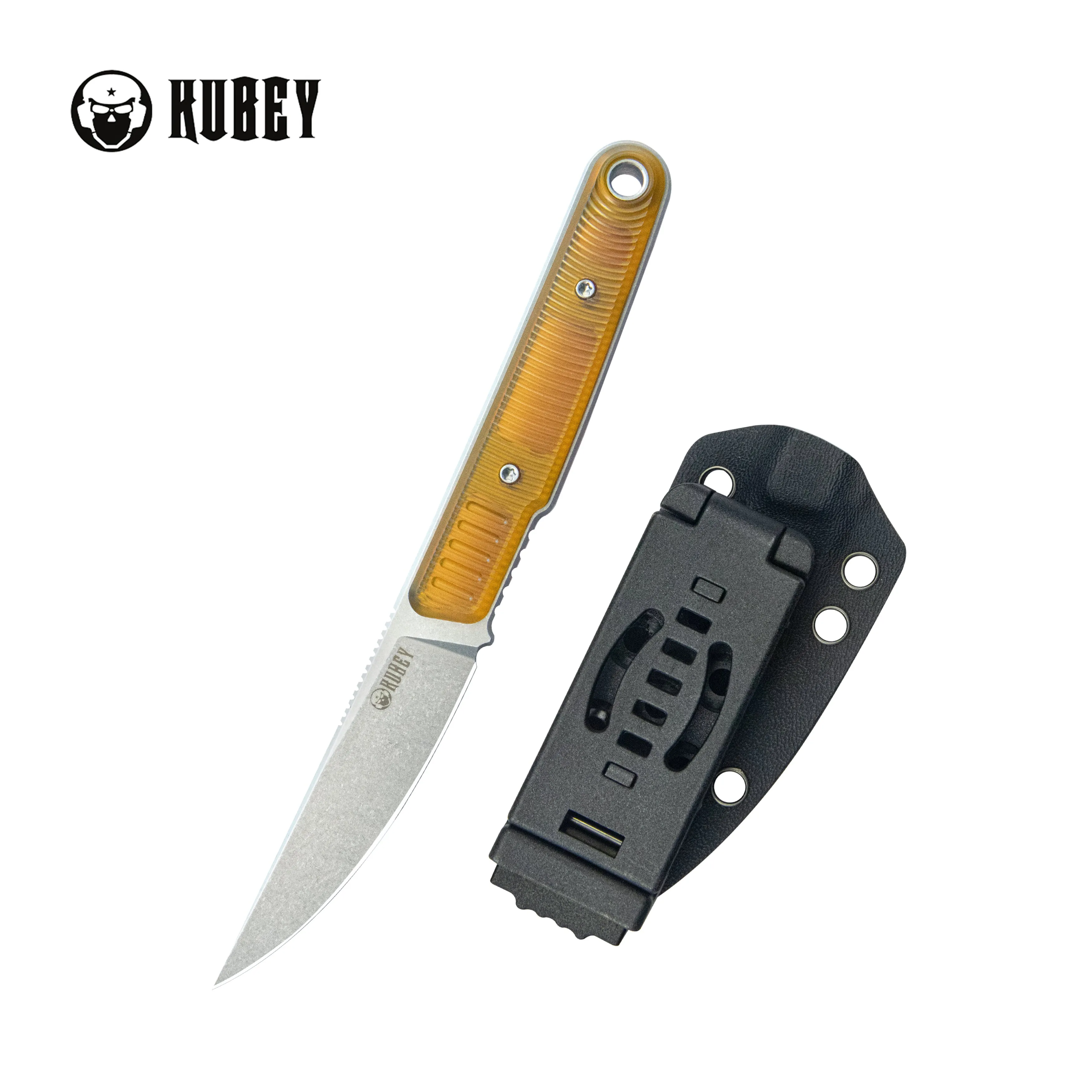 JL Kwaiken Fixie Every Day Carry Fixed Blade Knife Ultem G-10 3.11'' Beadblast 14C28N KU355C