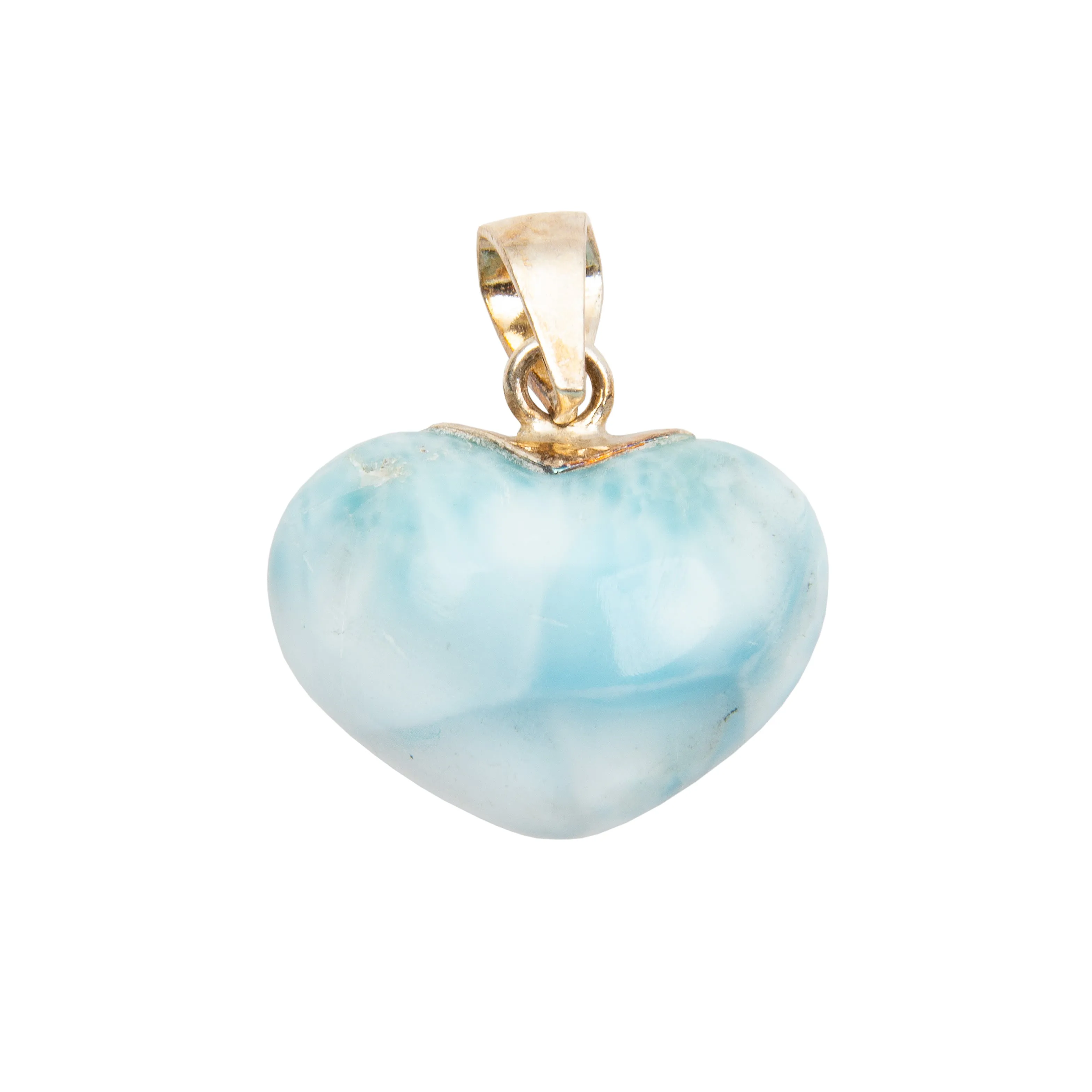 Larimar - Heart Pendant