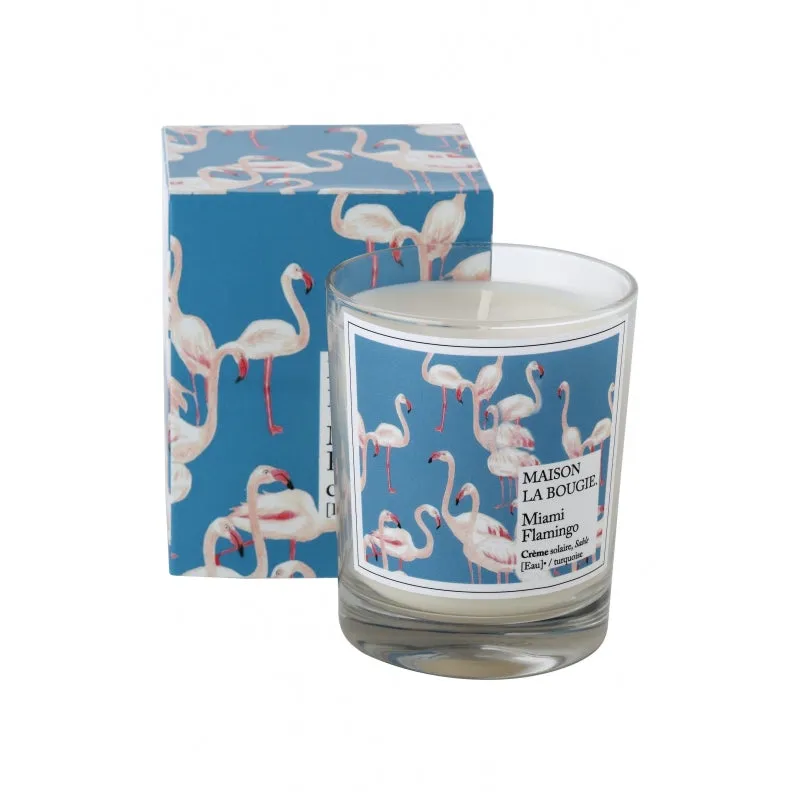 Maison La Bougie - Scented Candle in Ceramic - Miami Flamingo 180g