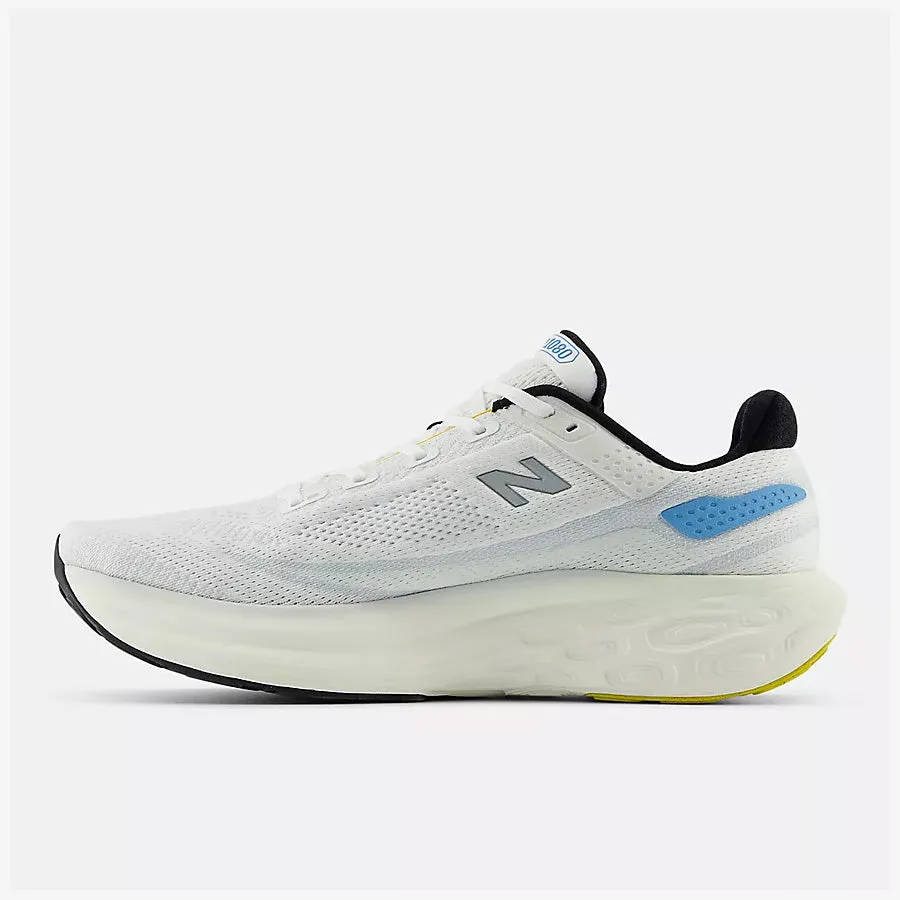 Men's Fresh Foam X 1080 v13 (White/Black/Coastal Blue/Ginger Lemon)