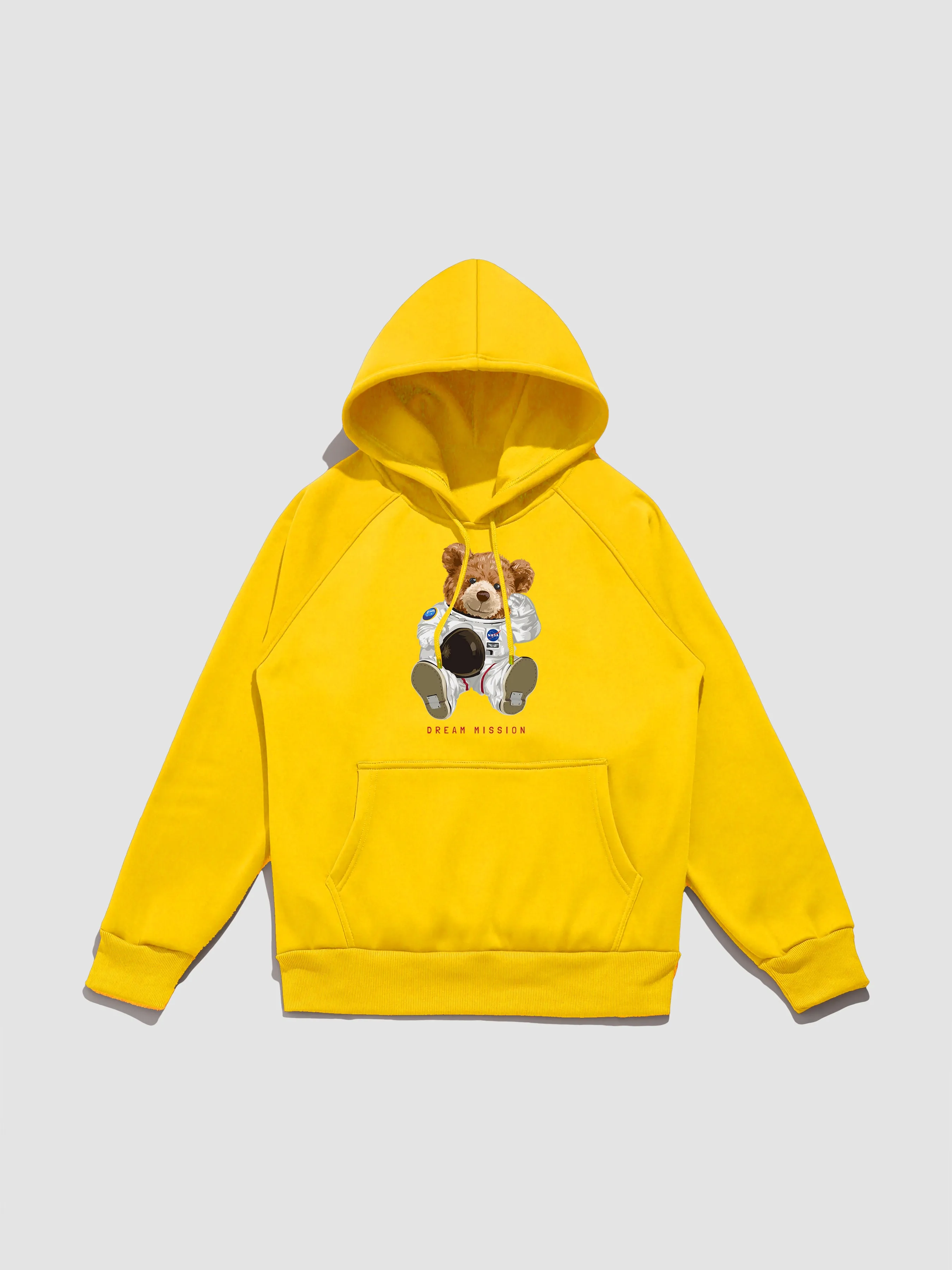 NASA Astronaut Bear Print Hoodie