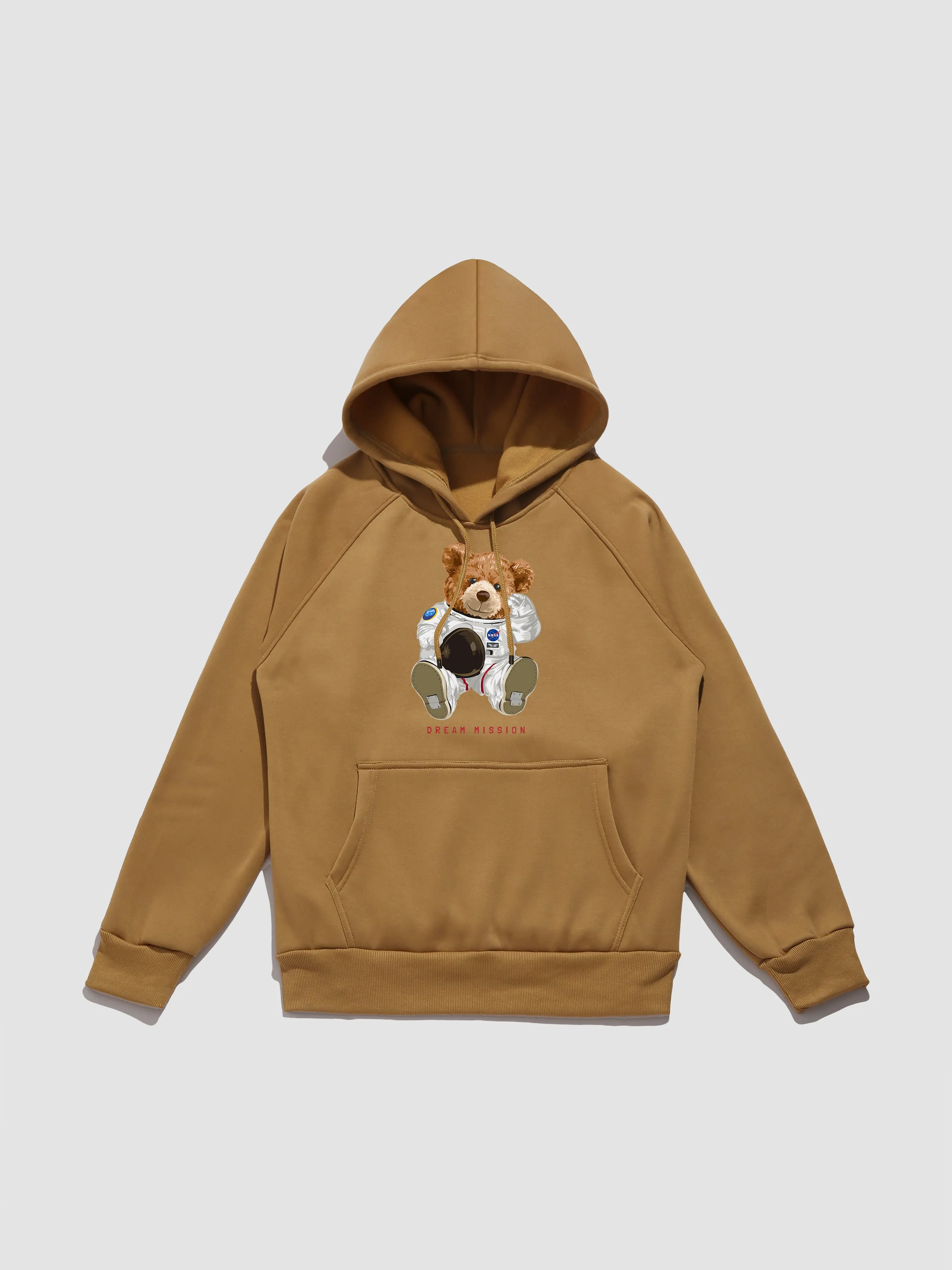 NASA Astronaut Bear Print Hoodie